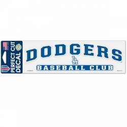 Los Angeles Dodgers Baseball Club - 3x10 Die Cut Decal