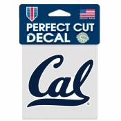 University Of California Golden Bears Navy Logo - 4x4 Die Cut Decal