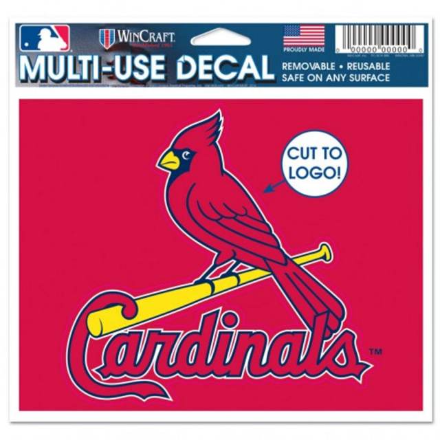 St. Louis Cardinals WinCraft 8 x 8 Retro Bird Color Decal