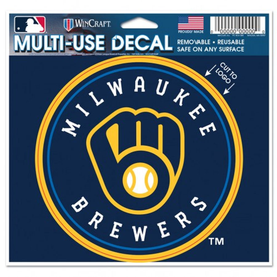 Milwaukee Brewers 2020 Logo - 4.5x5.75 Die Cut Ultra Decal at Sticker ...