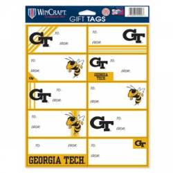 Georgia Tech Yellow Jackets - Sheet of 10 Gift Tag Labels