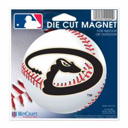 Arizona Diamondbacks Baseball - 4" Die Cut Logo Magnet