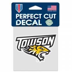 Towson University Tigers - 4x4 Die Cut Decal