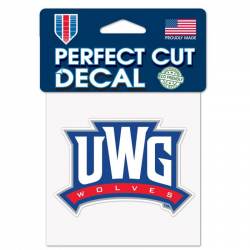 University Of West Georgia Wolves - 4x4 Die Cut Decal