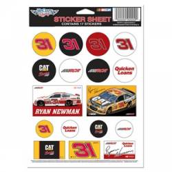 Ryan Newman #31 - 5x7 Sticker Sheet