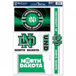 University Of North Dakota Fighting Sioux - Set of 5 Ultra Decals
