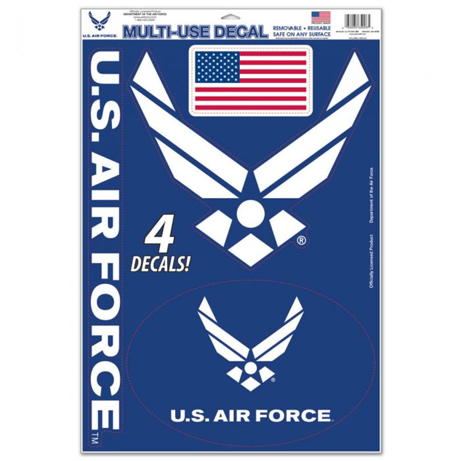 United States Air Force - Set of 4 Ultra Decals at Sticker Shoppe