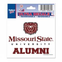 Missouri State University Bears Alumni - 3x4 Ultra Decal