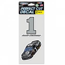 Jamie McMurray #1 - Set of Two 4x4 Die Cut Decals