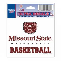 Missouri State University Bears Basketball - 3x4 Ultra Decal