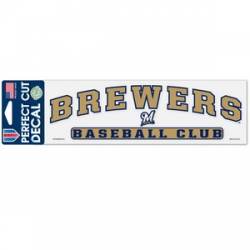 Milwaukee Brewers Baseball Club - 3x10 Die Cut Decal