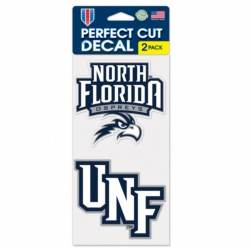 University Of North Florida Ospreys - Set of Two 4x4 Die Cut Decals