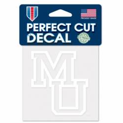 Mercer University Bears - 4x4 White Die Cut Decal