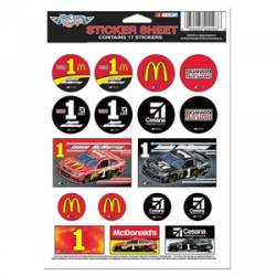 Jamie McMurray #1 - 5x7 Sticker Sheet