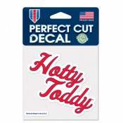 University Of Mississippi Hotty Toddy Script - 4x4 Die Cut Decal