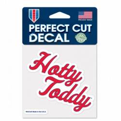 University Of Mississippi Hotty Toddy Script - 4x4 Die Cut Decal