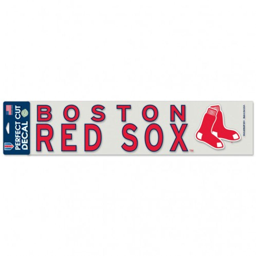 Boston Red Sox - 4x17 Die Cut Decal At Sticker Shoppe