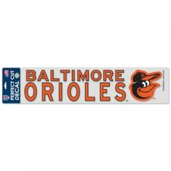 Baltimore Orioles - 4x17 Die Cut Decal