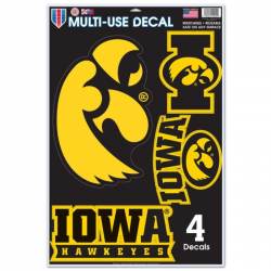 University Of Iowa Hawkeyes - Set Of 4 Ultra Decals