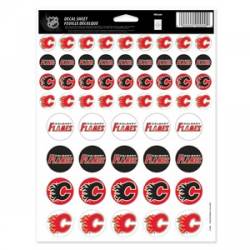 Calgary Flames - 8.5x11 Sticker Sheet