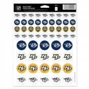 Nashville Predators - 8.5x11 Sticker Sheet