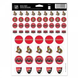 Ottawa Senators - 8.5x11 Sticker Sheet