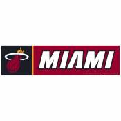 Miami Heat - 3x12 Bumper Sticker Strip