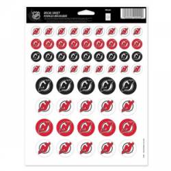 New Jersey Devils - 8.5x11 Sticker Sheet