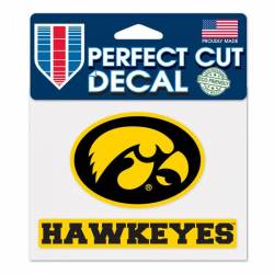 University Of Iowa Hawkeyes - 4x5 Die Cut Decal