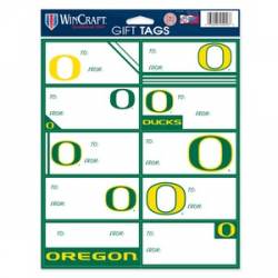 University Of Oregon Ducks - Sheet of 10 Gift Tag Labels
