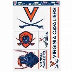 University Of Virginia Cavaliers - Set Of 5 Ultra Decals