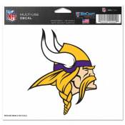 Minnesota Vikings Helmet - 4.5x5.75 Die Cut Ultra Decal at Sticker Shoppe