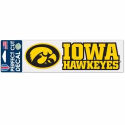 University Of Iowa Hawkeyes - 3x10 Die Cut Decal