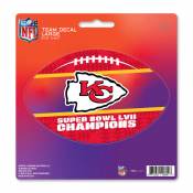 Kansas City Chiefs Super Bowl LVII 57 Champions - 8" Vinyl Sticker