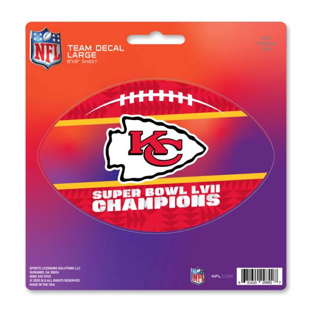 Kansas City Chiefs Super Bowl LVII 57 Champions Decal / Sticker