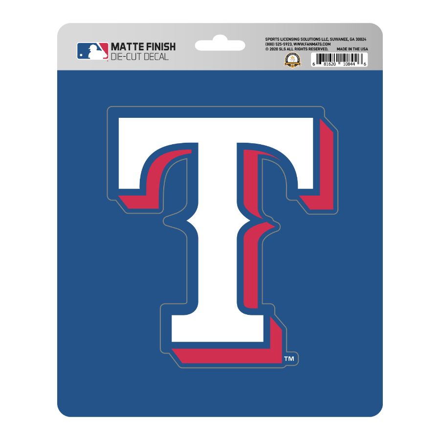 Texas Rangers - Vinyl Matte Sticker at Sticker Shoppe