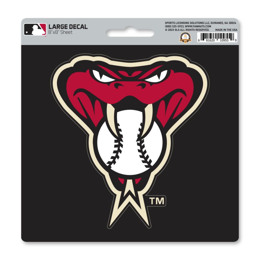 Arizona Diamondbacks - 8x8 Vinyl Sticker At Sticker Shoppe