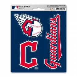 Cleveland Guardians - Set Of 3 Sticker Sheet