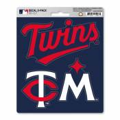 Minnesota Twins - Set Of 3 Sticker Sheet