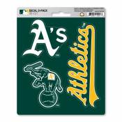 Oakland Athletics - Set Of 3 Sticker Sheet