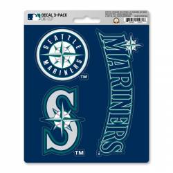 Seattle Mariners - Set Of 3 Sticker Sheet