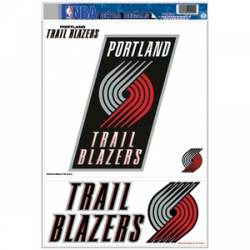 Portland Trail Blazers Logo - 11x17 Ultra Decal Set