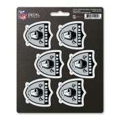 Las Vegas Raiders Retro Vintage - Set Of 6 Sticker Sheet