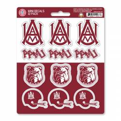 Alabama A&M University Bulldogs - Set Of 12 Sticker Sheet
