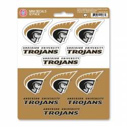 Anderson University Trojans - Set Of 12 Sticker Sheet