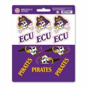 East Carolina University Pirates - Set Of 12 Sticker Sheet