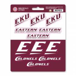 Eastern Kentucky University Colonels - Set Of 12 Sticker Sheet