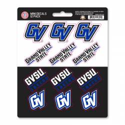 Grand Valley State University Lakers - Set Of 12 Sticker Sheet