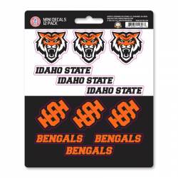 Idaho State University Bengals - Set Of 12 Sticker Sheet