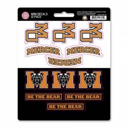 Mercer University Bears - Set Of 12 Sticker Sheet